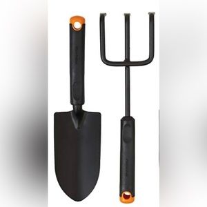 NWT 2Pc Fiskars 373490-1001 Garden Tool Set
